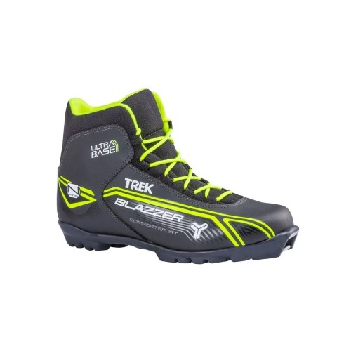 Ботинки лыжные Trek Blazzer 1 NNN, черный/зеленый, размер 35