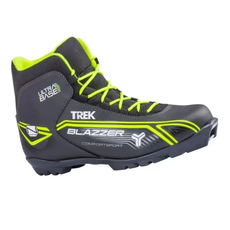 Ботинки лыжные Trek Blazzer 1 NNN, черный/зеленый, размер 35