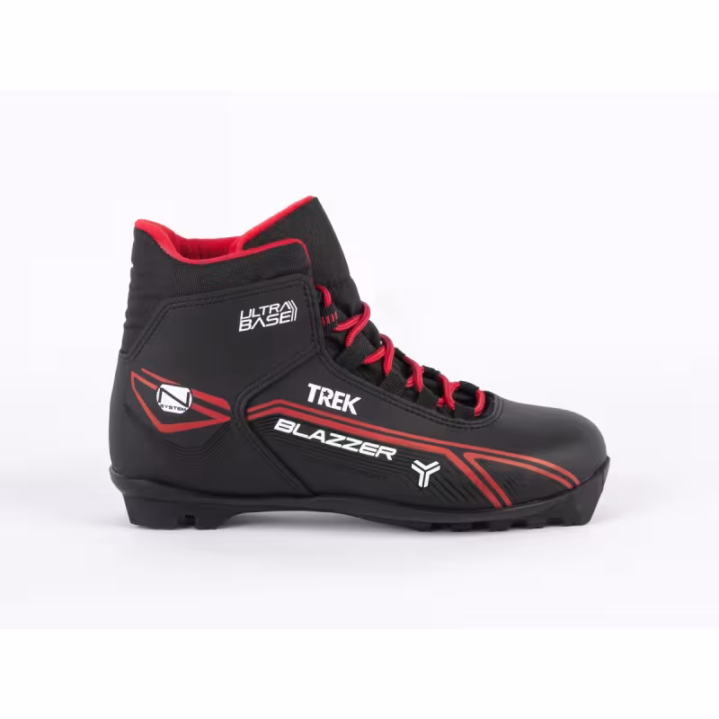 Ботинки лыжные Trek  Blazzer2 NNN черный/красный, размер 35