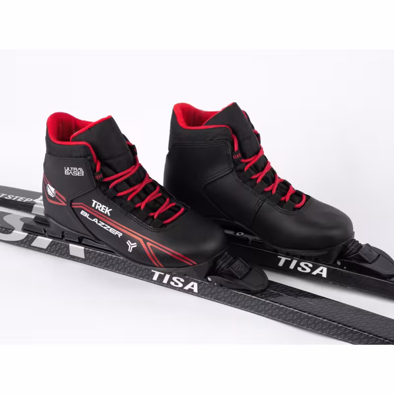 Ботинки лыжные Trek  Blazzer2 NNN черный/красный, размер 35