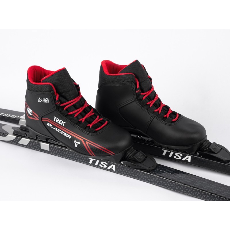 Ботинки лыжные Trek  Blazzer2 NNN черный/красный, размер 35