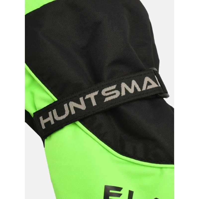 Рукавицы Huntsman (Восток) Elbrus, ткань Hit Membrane, черный/зеленый, размер универсальный