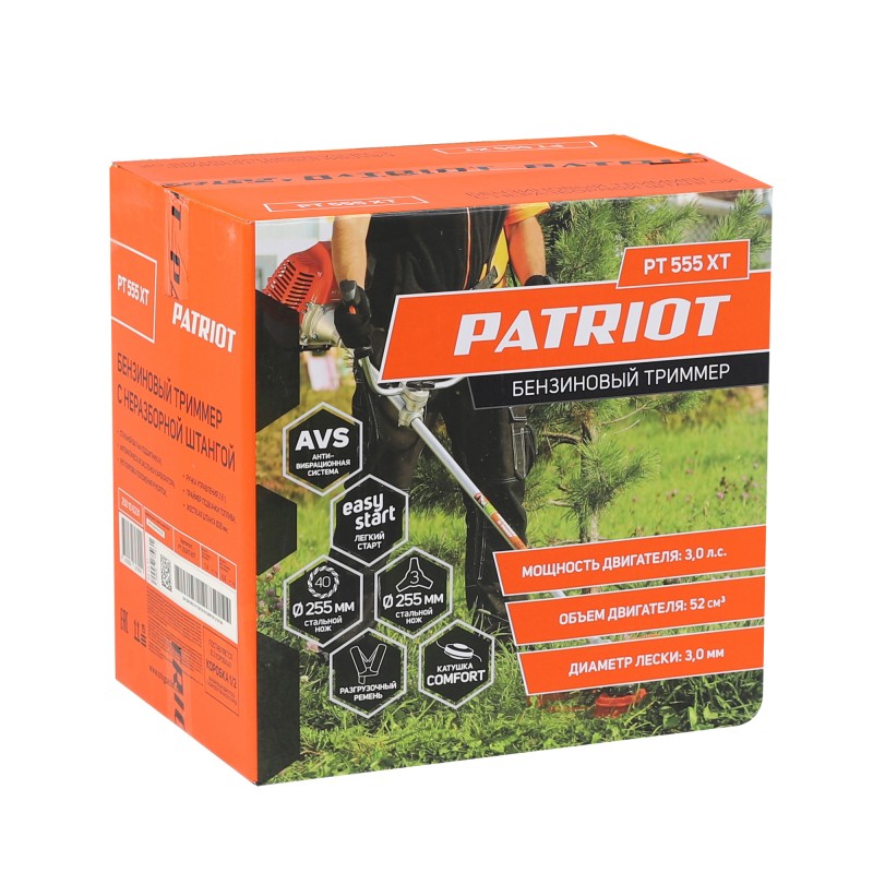 Триммер бензиновый Patriot PT 555 XT