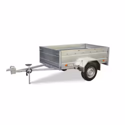 Прицеп бортовой одноосный Вектор ЛАВ 81011В с крышкой, высокий борт