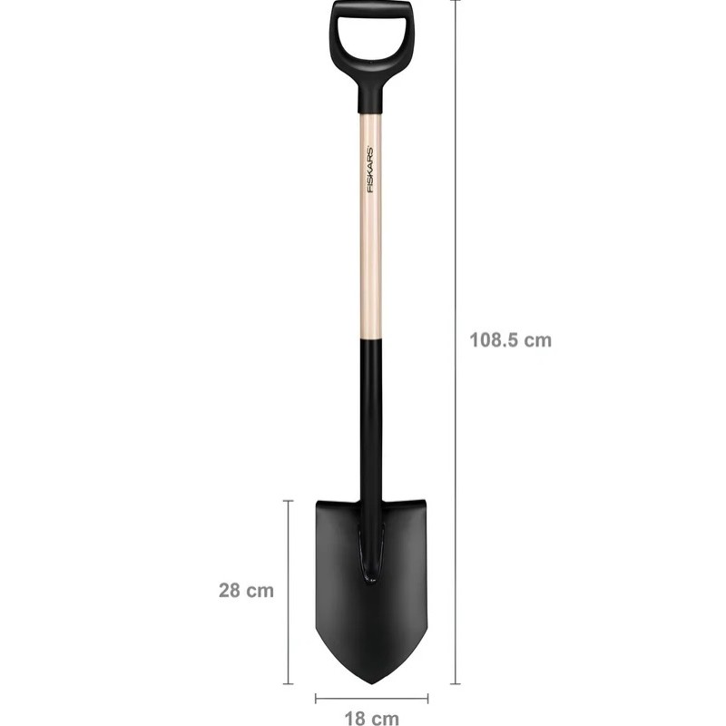 Лопата штыковая Fiskars Solid 1066721