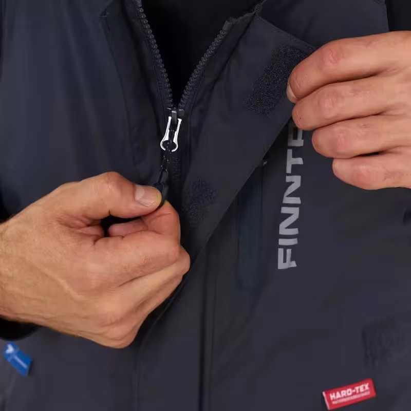 Костюм мужской Finntrail Atlas 3440 CamoShadowGreen, Рипстоп/мембрана Hard-Tex, зеленый камуфляж/черный, размер 48-50 (M), 170-180 см