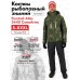 Костюм мужской Finntrail Atlas 3440 CamoShadowGreen, ткань Рипстоп/мембрана Hard-Tex, зеленый камуфляж/черный, размер M, 170-180 см