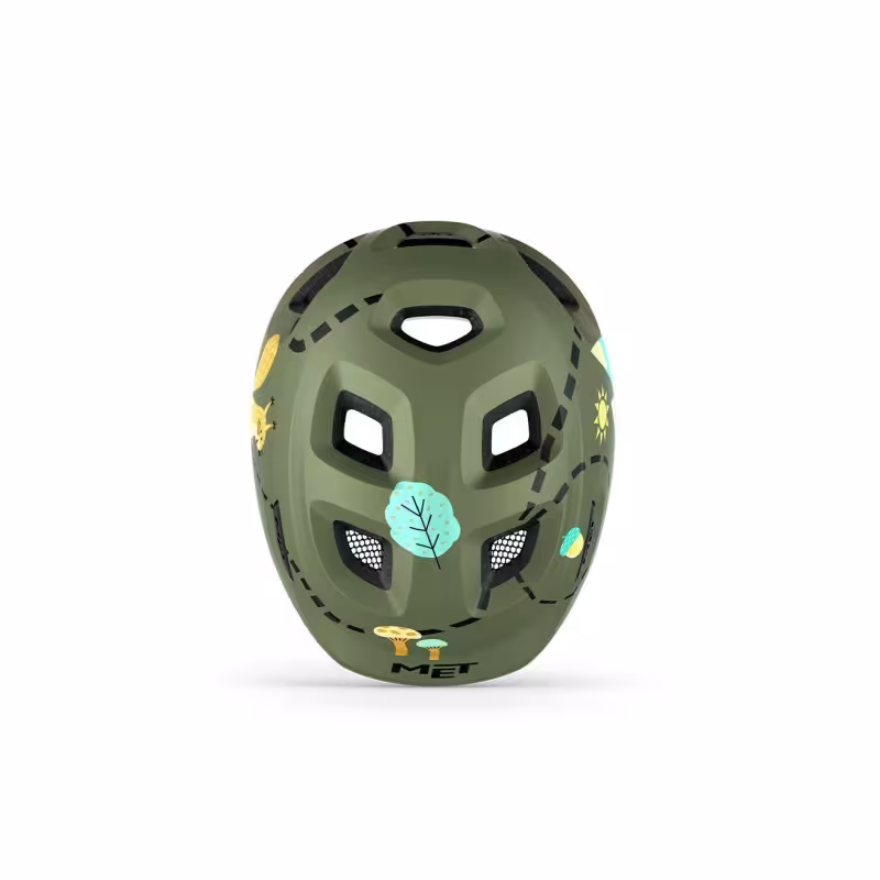 Велошлем Met Hooray Green Forest, хаки, размер S, 52-55 см