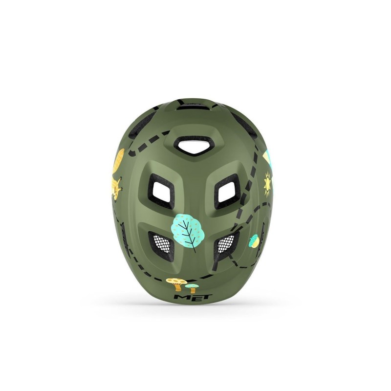 Велошлем Met Hooray Green Forest, хаки, размер S, 52-55 см