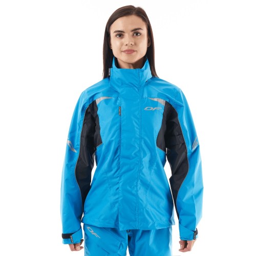 Куртка - дождевик Dragonfly EVO Woman Blue 2023, мембрана, синий, размер M, 170 см