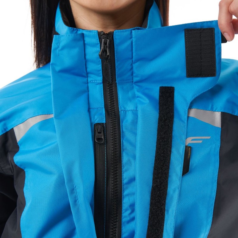 Куртка - дождевик Dragonfly EVO Woman Blue 2023, мембрана, синий, размер M, 170 см