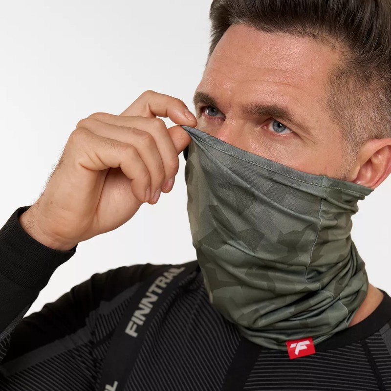 Шарф-бафф  Finntrail Tube 9800 CamoShadowGreen, зеленый камуфляж,  размер универсальный