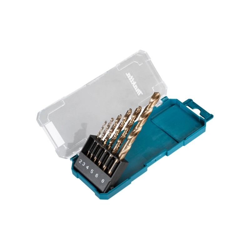 Набор сверл по металлу Makita D-75758, 6 штук