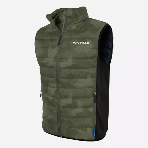 Жилет мужской Finntrail Master Vest 1506 CamoShadowGreen, полиэстер, зеленый, размер L