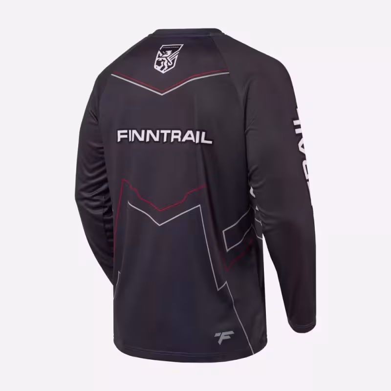 Джерси мужское Finntrail Jersey 6601 CamoShadowBlack, полиэстер, черный, размер 62-64 (XXXL), 190-200 см