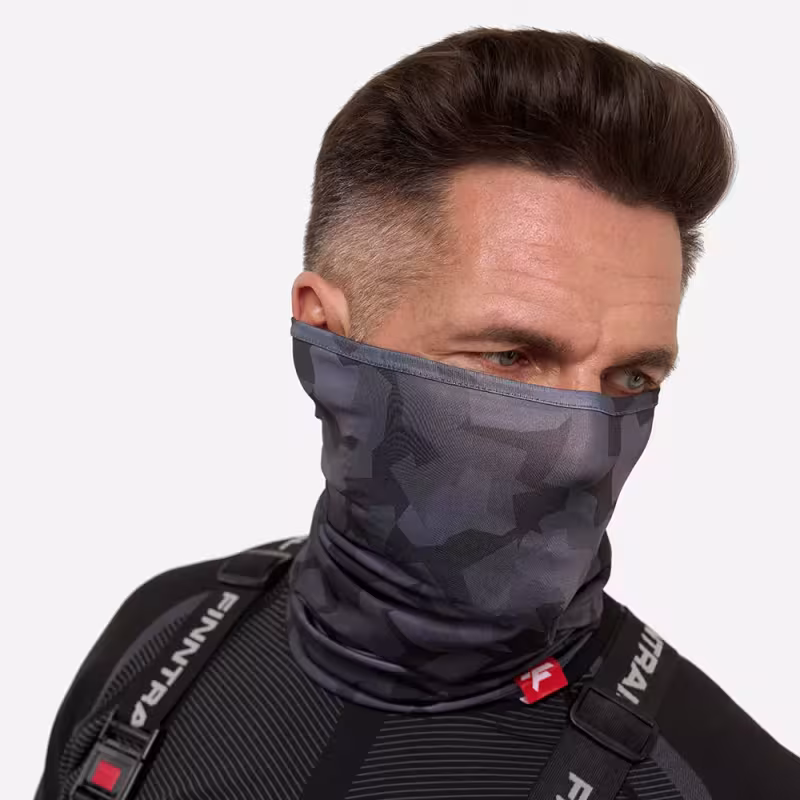 Шарф-бафф Finntrail Tube 9800 CamoShadowBlack, черный камуфляж, размер универсальный