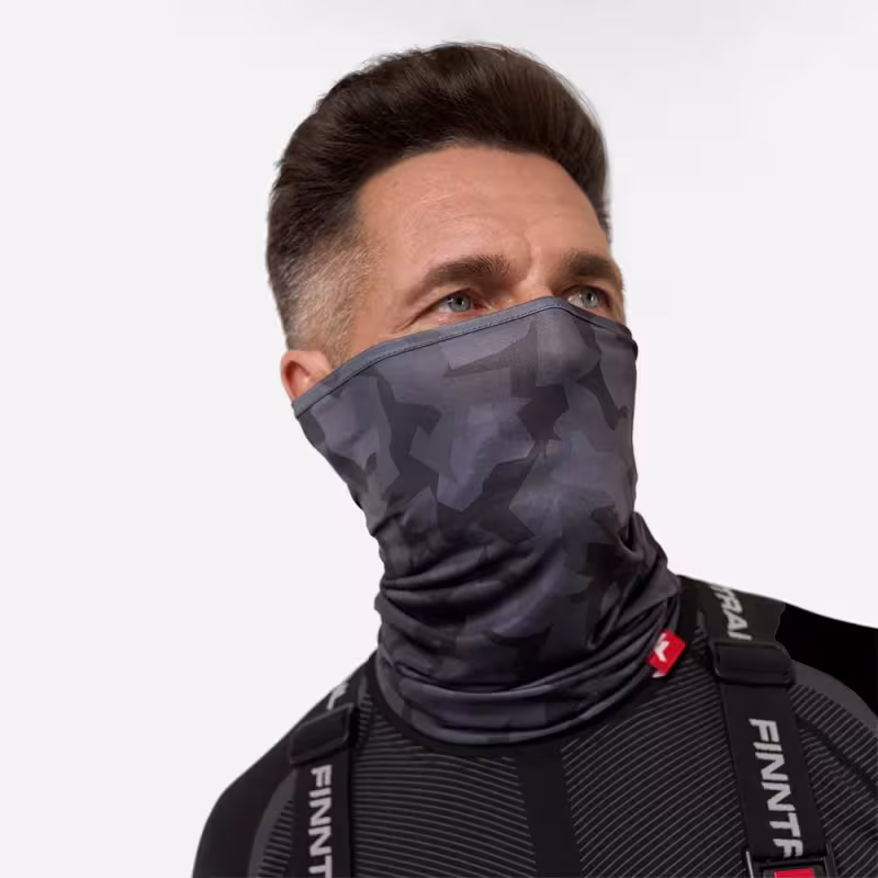 Шарф-бафф Finntrail Tube 9800 CamoShadowBlack, черный камуфляж, размер универсальный