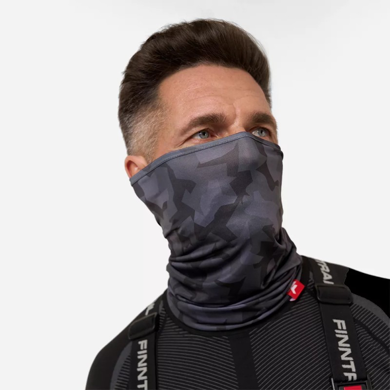 Шарф-бафф Finntrail Tube 9800 CamoShadowBlack, черный камуфляж, размер универсальный