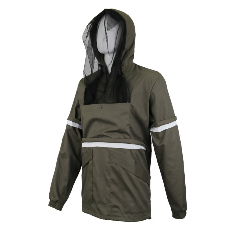 Костюм антимоскитный с ловушками Элементаль, ткань Twill, хаки, размер 44-46, 170-176 см