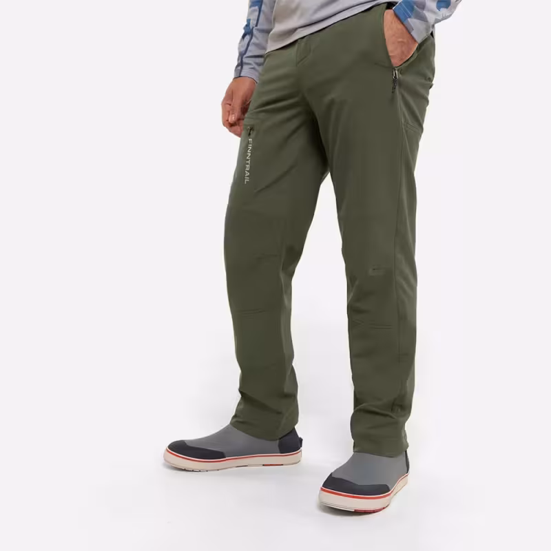Брюки мужские Finntrail Wave 4608 Khaki, полиэстер, хаки, размер 44-46 (S), 165-175 см