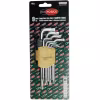 Набор ключей TORX RF-5098L: Г-образных удлиненных T10-T50 9пр. на пласт. держат. ROCKFORCE /1/50