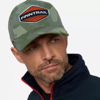 Кепка-бейсболка Finntrail Cap 9611 CamoShadowGreen, хлопок, зеленый камуфляж, размер универсальный