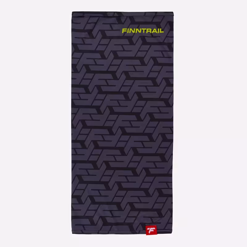 Шарф-бафф Finntrail Tube 9800 Graphite, черный, размер универсальный
