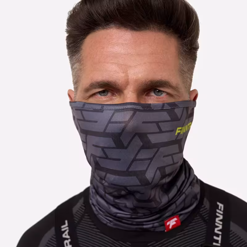 Шарф-бафф Finntrail Tube 9800 Graphite, черный, размер универсальный