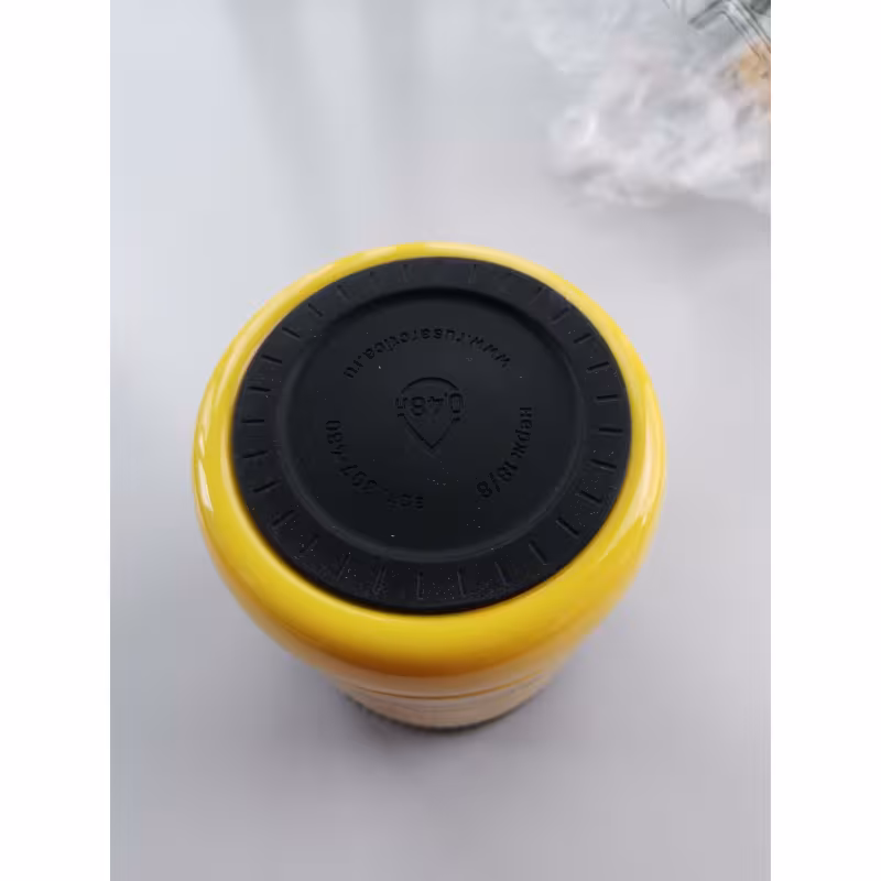 Термос Арктика 307-480, 0.48 л, желтый