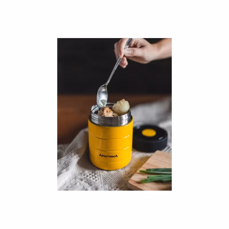 Термос Арктика 307-480, 0.48 л, желтый