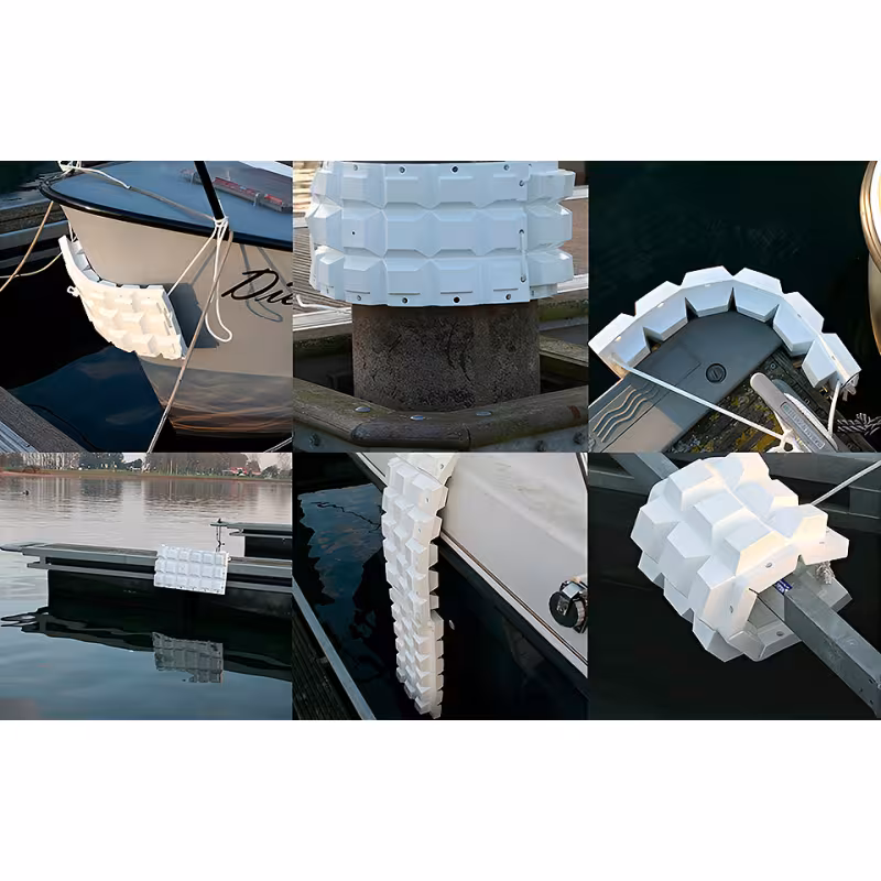 Кранец швартовый многофункциональный Majoni 600х300х80 мм, белый