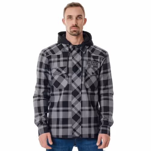 Моторубашка Dragonfly Streetfighter Grey с защитой 2024, серый, размер M