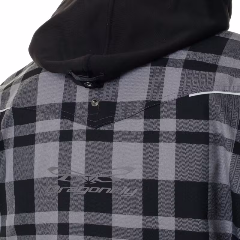 Моторубашка Dragonfly Streetfighter Grey с защитой 2024, серый, размер M