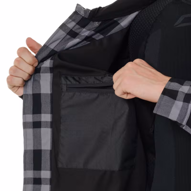 Моторубашка Dragonfly Streetfighter Grey с защитой 2024, серый, размер M