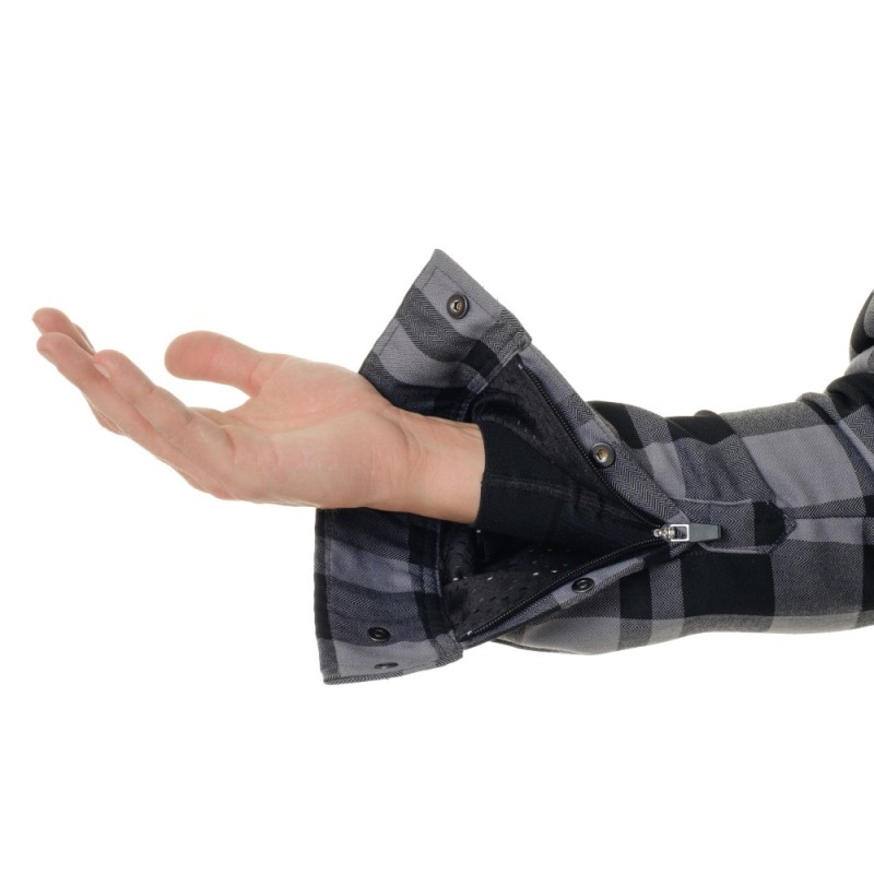 Моторубашка Dragonfly Streetfighter Grey с защитой 2024, серый, размер M