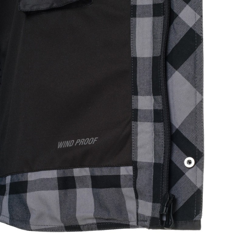 Моторубашка Dragonfly Streetfighter Grey с защитой 2024, серый, размер L