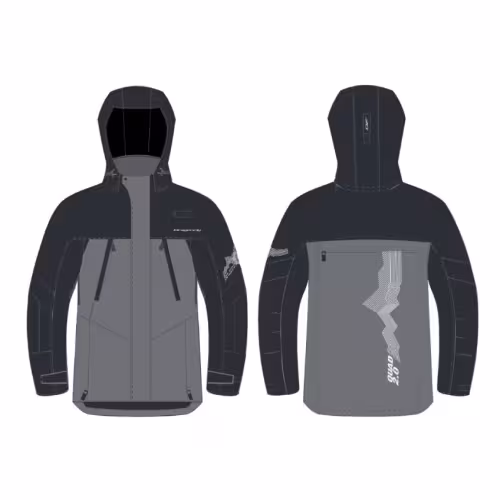 Куртка мужская Dragonfly Quad 2.0 Black - Grey 2024, мембрана, серый/черный, размер S, 170 см