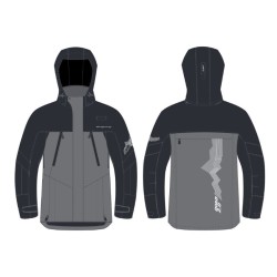 Куртка мужская Dragonfly Quad 2.0 Black - Grey 2024, мембрана, серый/черный, размер M, 176 см