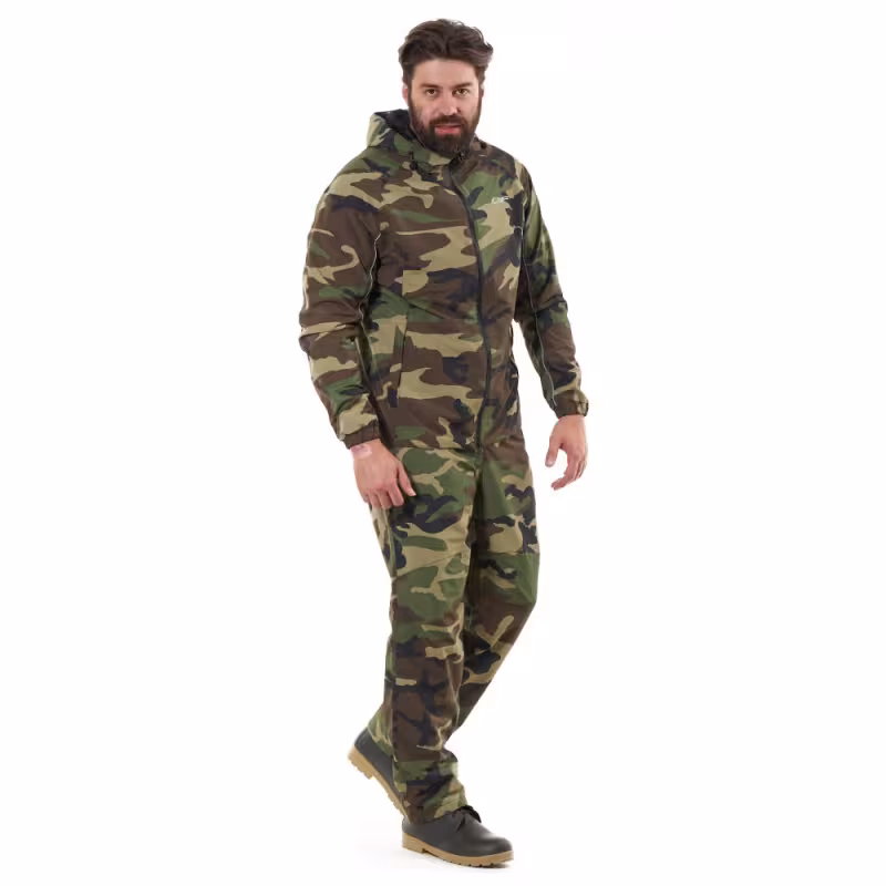 Костюм мужской Dragonfly Active 2.0 Camo Dark 2023, мембрана DFTEX, камуфляж, размер S, 170 см