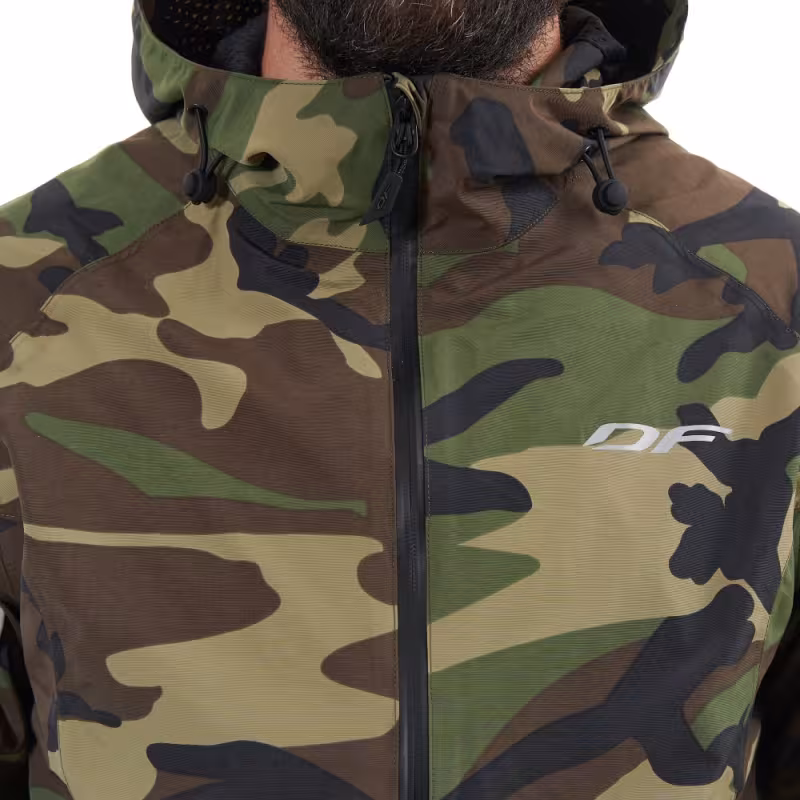 Костюм мужской Dragonfly Active 2.0 Camo Dark 2023, мембрана DFTEX, камуфляж, размер M, 176 см
