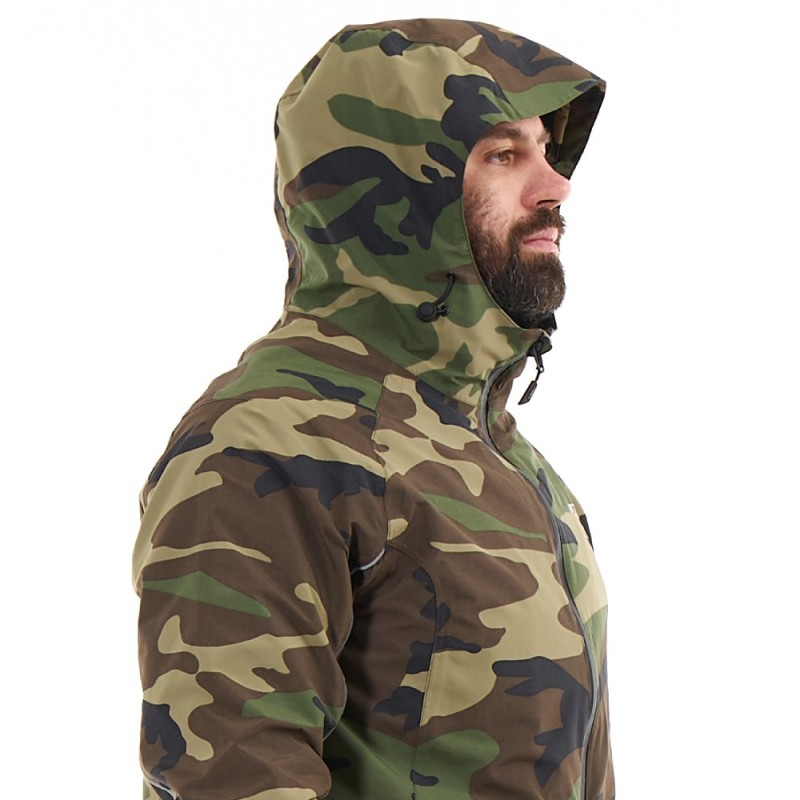 Костюм мужской Dragonfly Active 2.0 Camo Dark 2023, мембрана DFTEX, камуфляж, размер L, 182 см