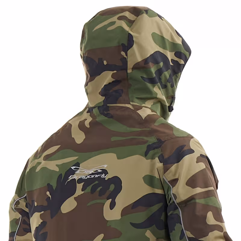 Костюм мужской Dragonfly Active 2.0 Camo Dark 2023, мембрана DFTEX, камуфляж, размер XL, 188 см