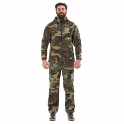 Костюм мужской Dragonfly Active 2.0 Camo Dark 2023, мембрана DFTEX, камуфляж, размер XXL, 188 см