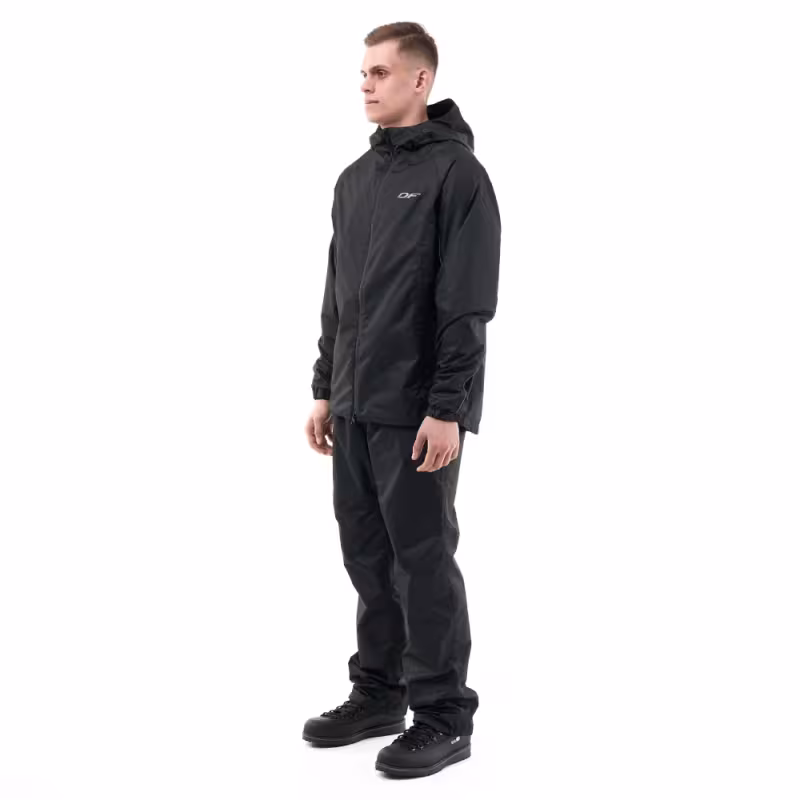 Костюм мужской Dragonfly Active 2.0 Man Black 2023, мембрана DFTEX, черный, размер XL, 188 см