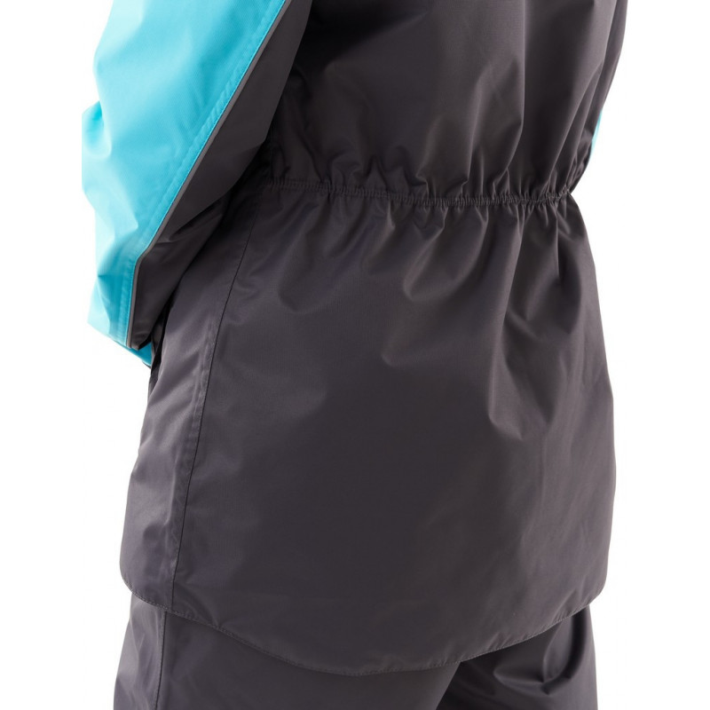 Костюм женский Dragonfly Active 2.0 Graphite - Blue 2023, мембрана DFTEX, черный/синий, размер S, 164 см