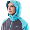 Костюм женский Dragonfly Active 2.0 Graphite - Blue 2023, мембрана DFTEX, черный/синий, размер S, 164 см