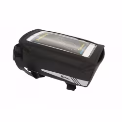 Велосумка на раму Klonk УТ00024145 с отделением для смартфона, черный