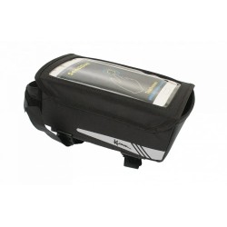 Велосумка на раму Klonk УТ00024145 с отделением для смартфона, черный