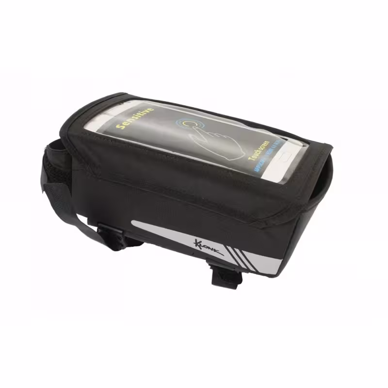 Велосумка на раму Klonk УТ00024145 с отделением для смартфона, черный