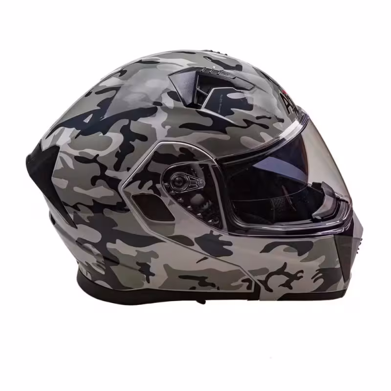 Мотошлем AiM JK906S, камуфляж, размер XL